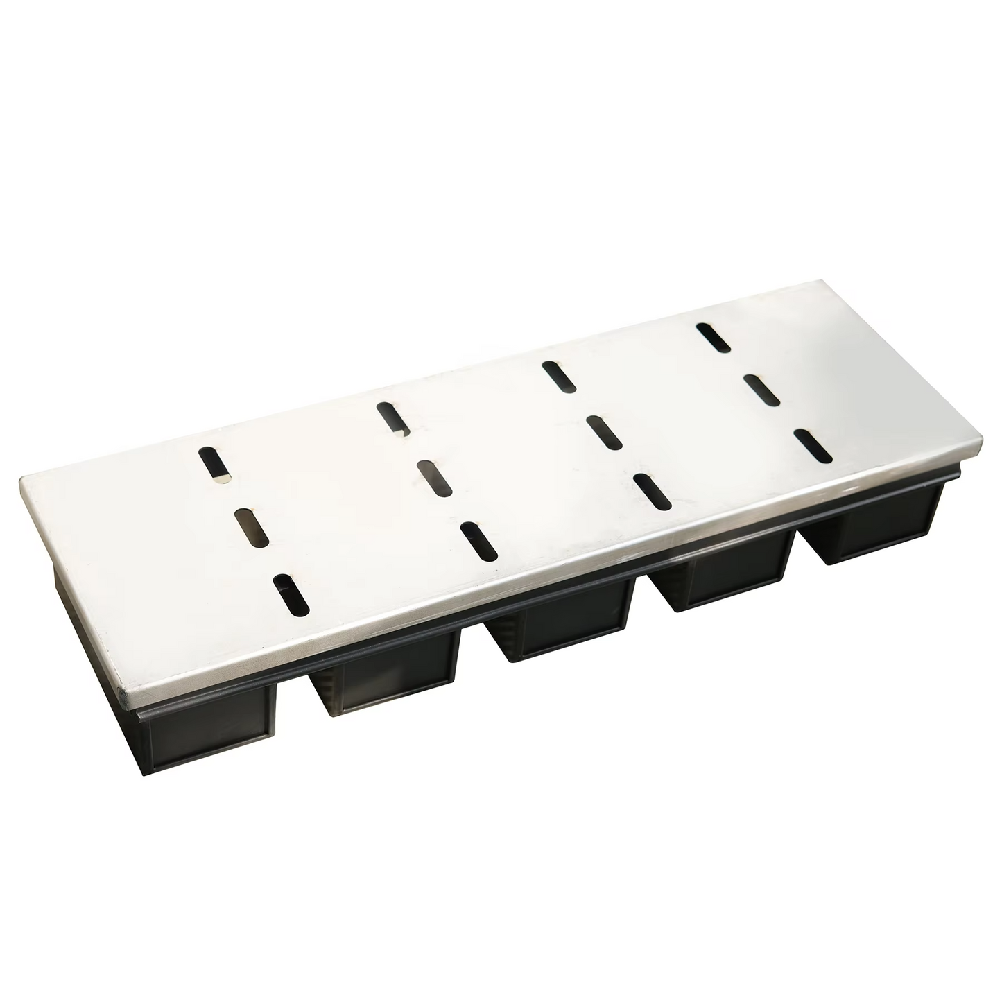 5 Straps 750x220x115mm Aluminized Steel Non-stick Loaf Pan With Lid