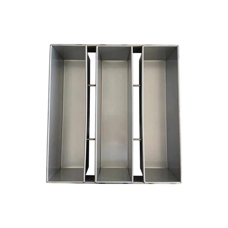 3 Straps 425x432x120mm Custom Non-stick Aluminized Steel Bread Loaf Baking Pan