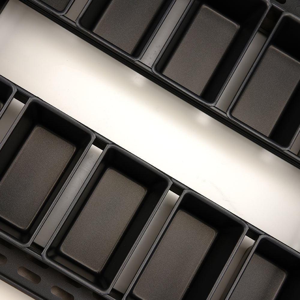 10 Straps 500x540x81mm Aluminized Steel Non Stick Loaf Pan Custom Bread Baking Pan