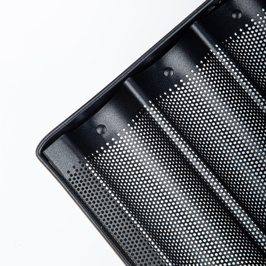 5 Rows 400x600x30mm Aluminum Non-stick French Bread Pan