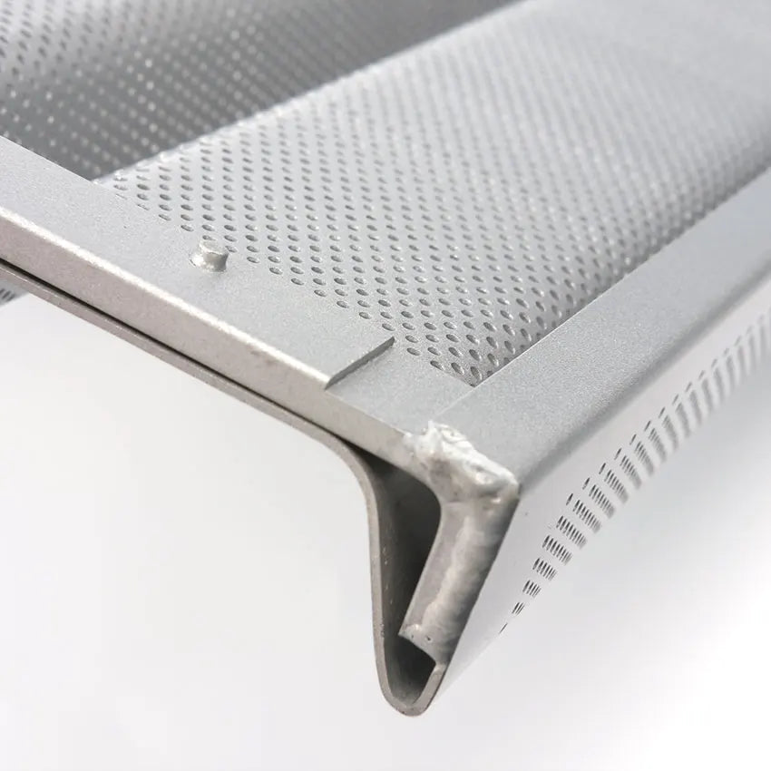 7 Rows 657.2x454x36.5mm Aluminum Non-stick Baguette Tray