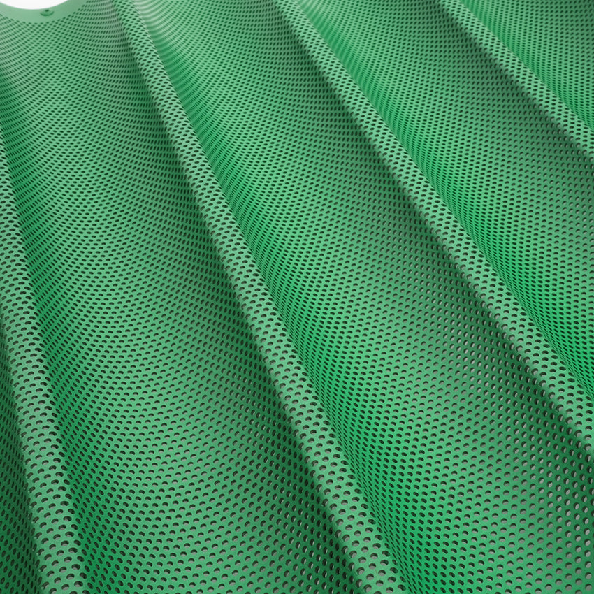 9 Rows 600x800x36mm Aluminium Perforated Nonstick Baguette Tray