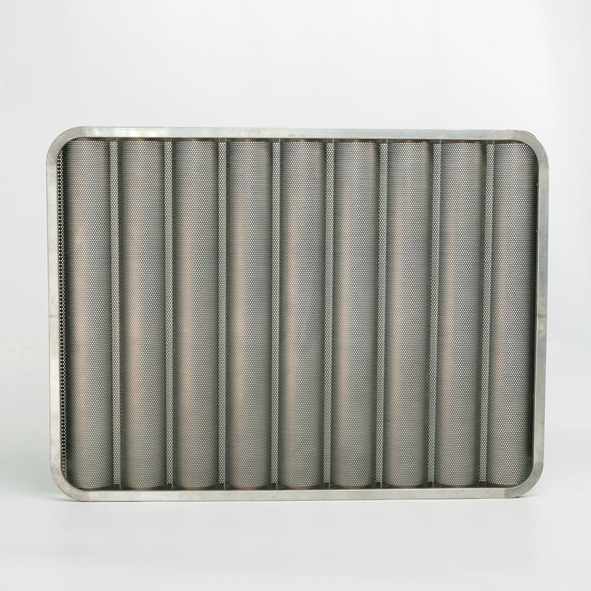 9 Rows 600x800x36mm Aluminium Perforated Nonstick Baguette Tray