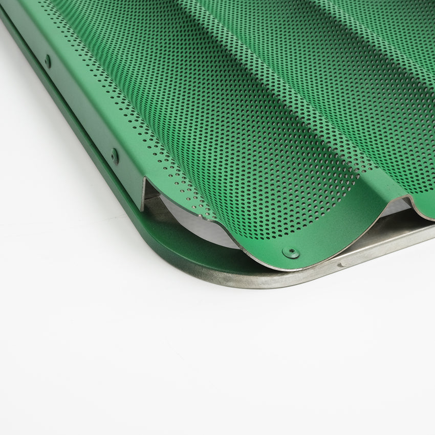 9 Rows 600x800x36mm Aluminium Perforated Nonstick Baguette Tray