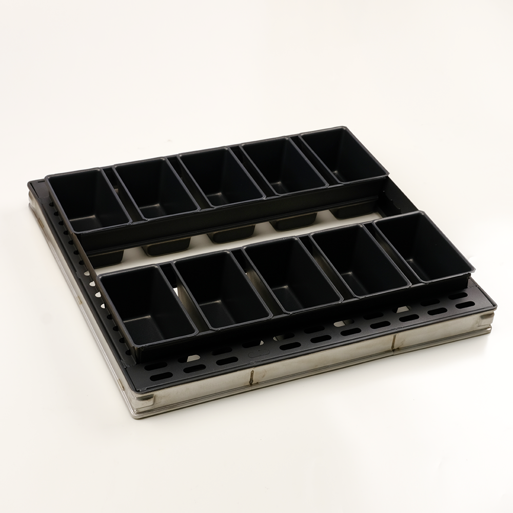 10 Straps 500x540x81mm Aluminized Steel Non Stick Loaf Pan Custom Bread Baking Pan